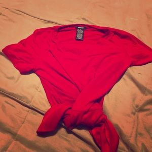Red PREMISE Folding Shirt! Size Small